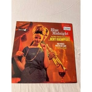 Bert Kaempfert Blue Midnight  LP 12" Black Good‎ Instrumental Decca DL 74569